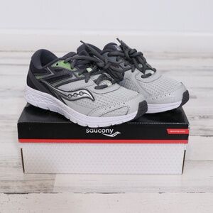 Saucony Kids S-Cohesion 13 LTT JR Grey Green size 13 NEW